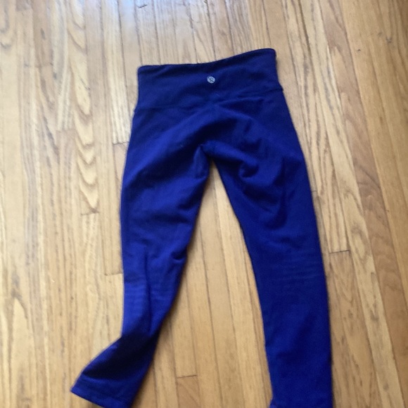 Wunder Under Crop Reversible Emerald Blue/ Sapphire Blue - Picture 4 of 5